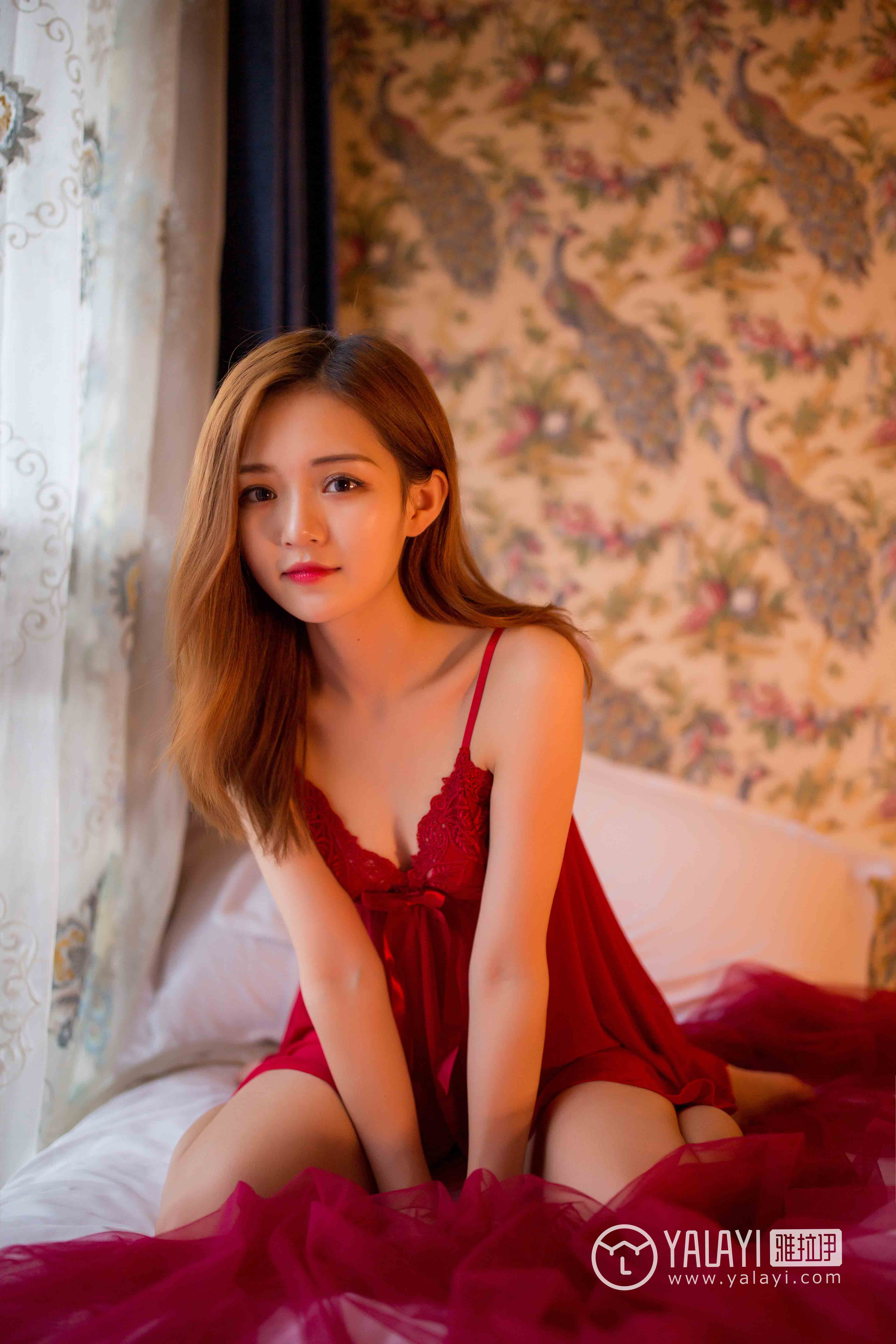 [YALAYI雅拉伊]2018.08.09NO.044遗落红紗赵欣怡插图4